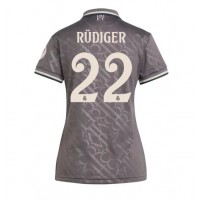 Fotbalové Dres Real Madrid Antonio Rudiger #22 Dámské Alternativní 2024-25 Krátký Rukáv